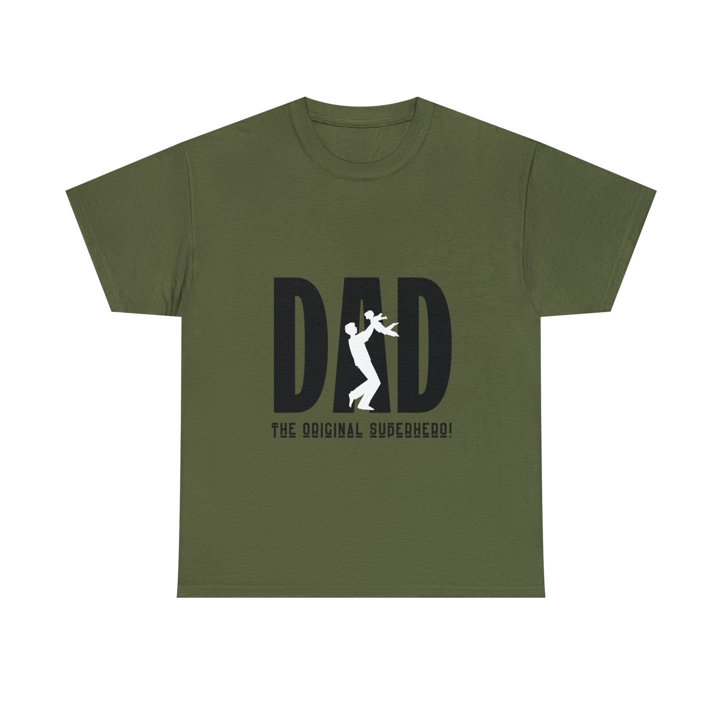 DAD- The Original Super Hero, Heavy Cotton Tee