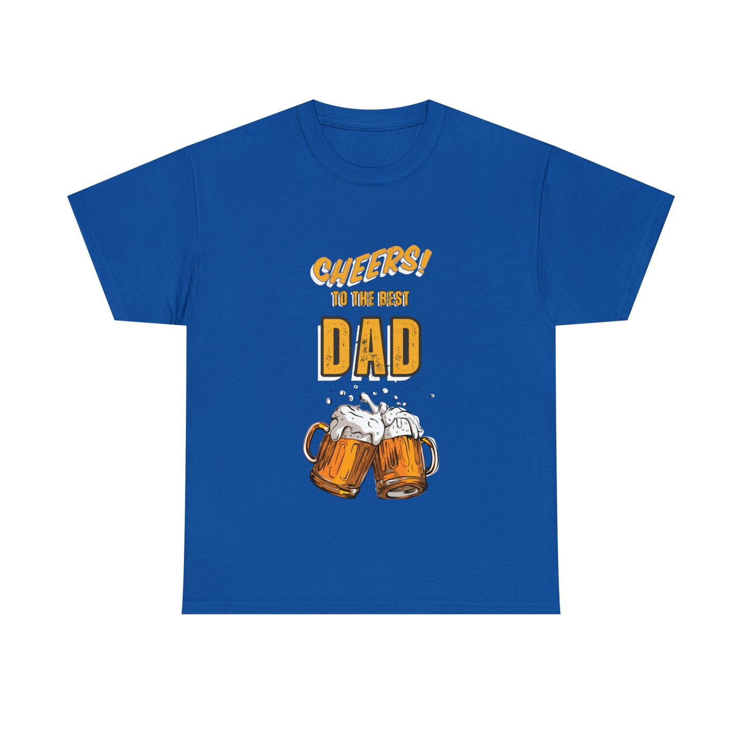 Cheers to the Best Dad Heavy Cotton Tee