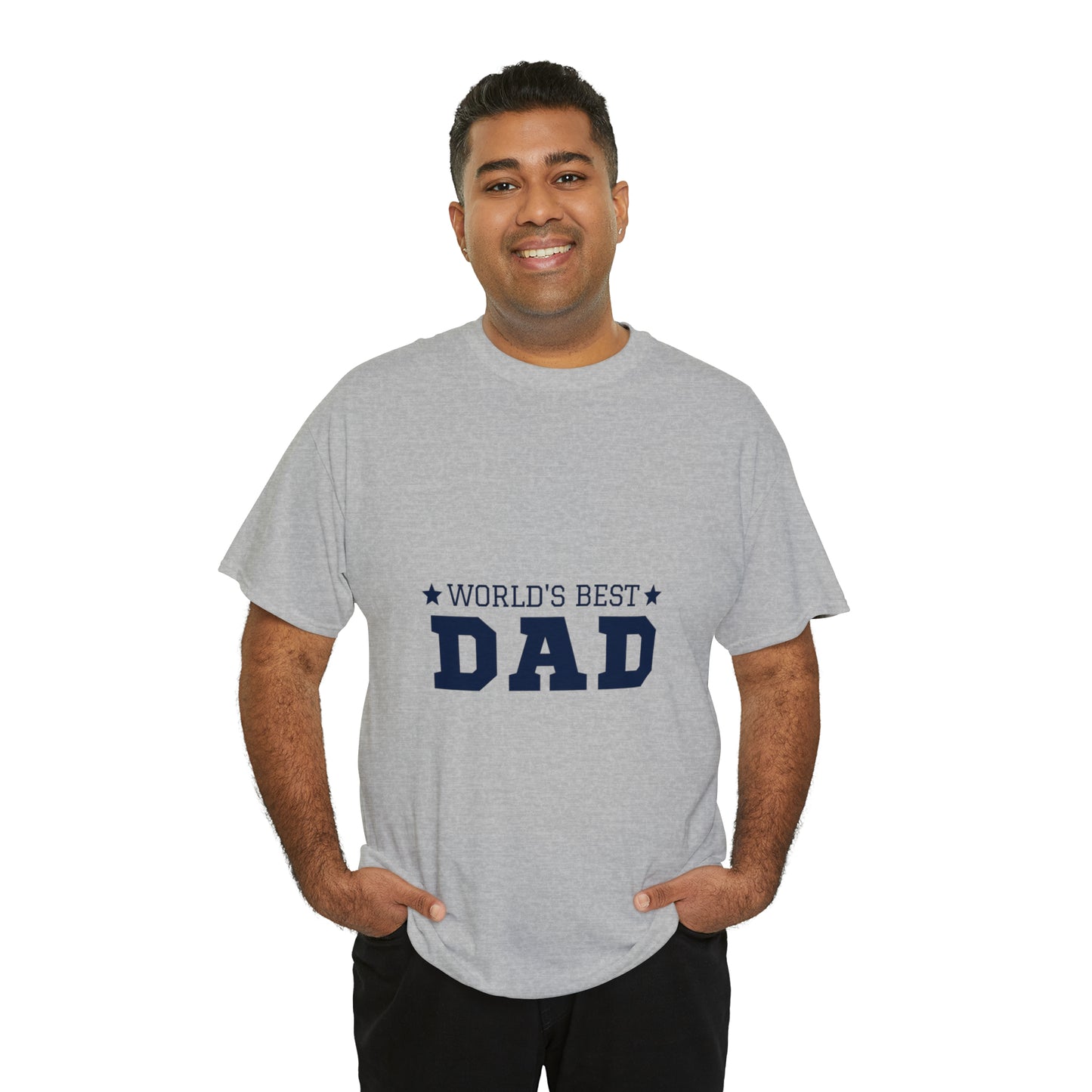 World's Best Dad Heavy Cotton Tee