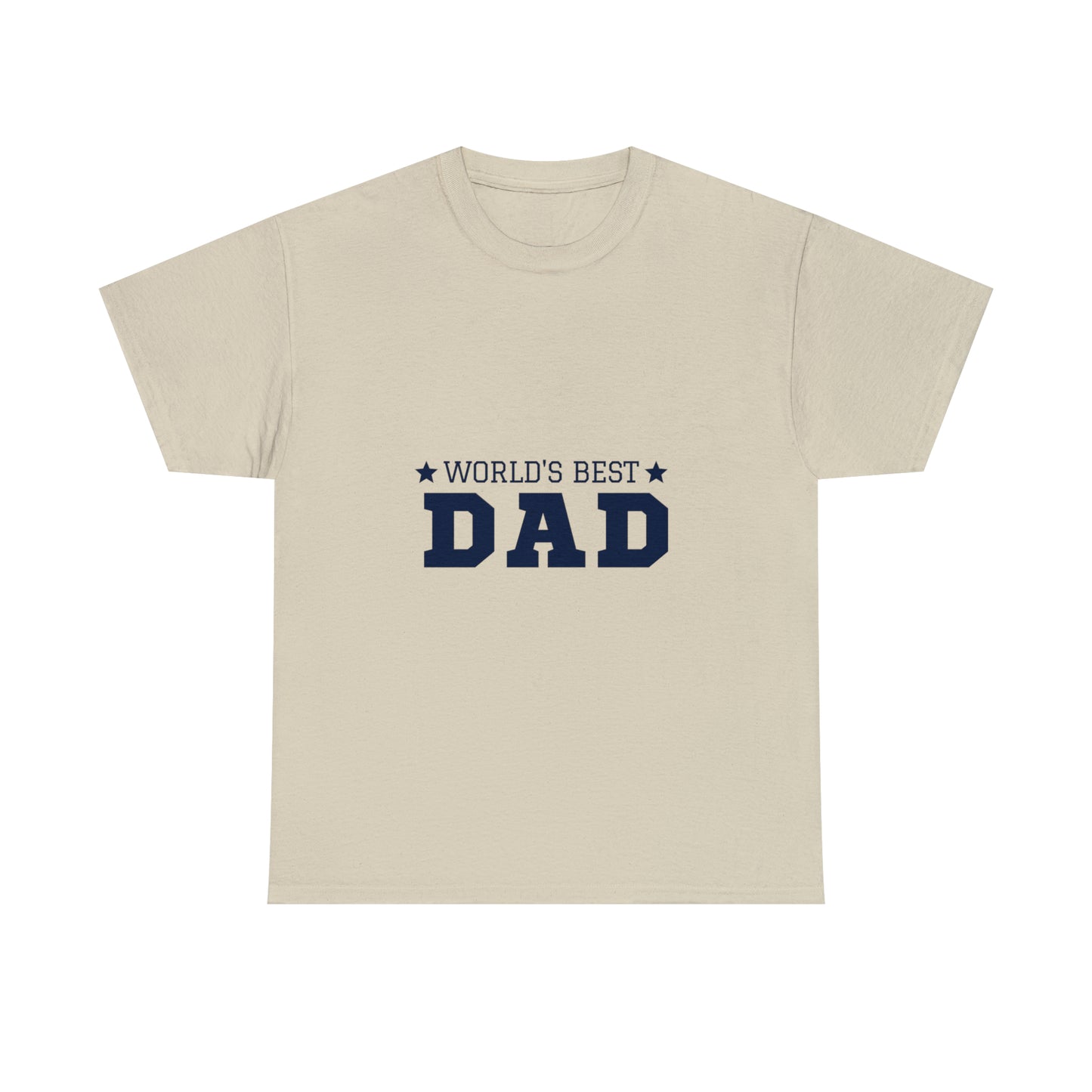 World's Best Dad Heavy Cotton Tee