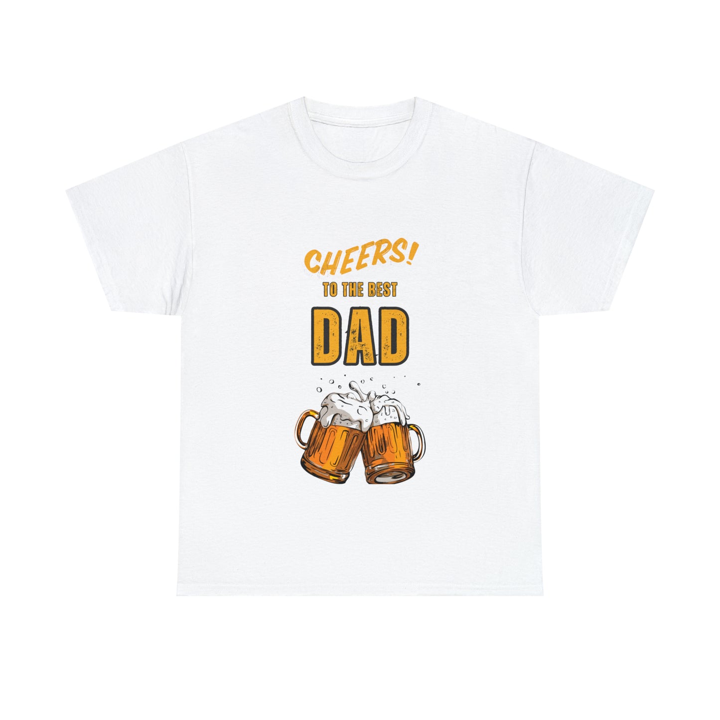 Cheers to the Best Dad Heavy Cotton Tee