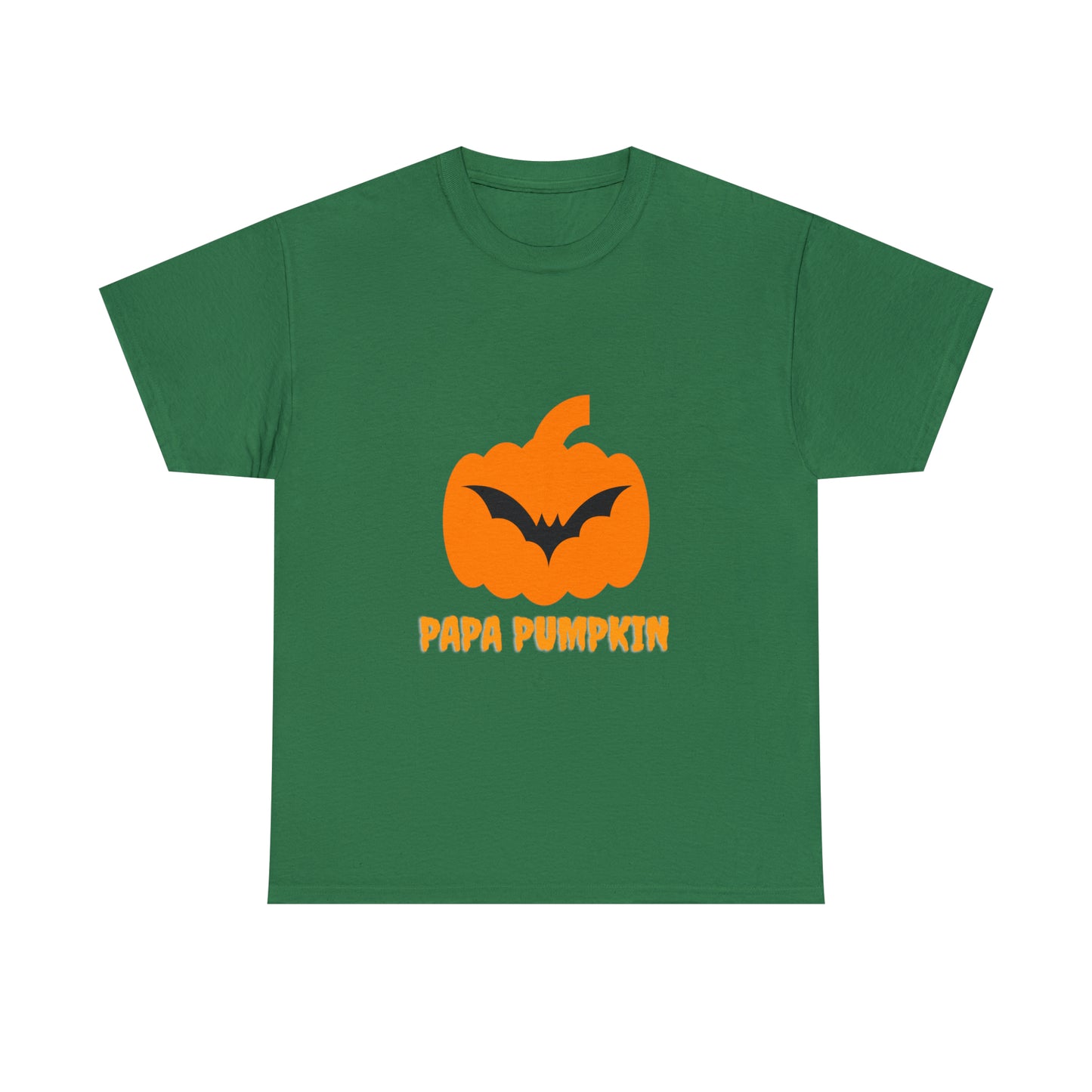 Halloween Pumpkin Heavy Cotton Tee for Dad