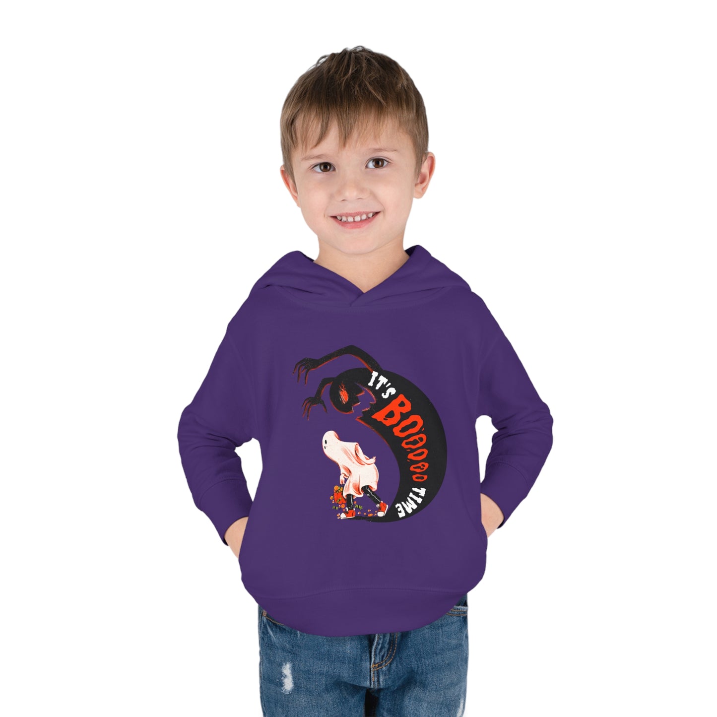 It's Boo Time Halloween Pullover Fleece Hoodie