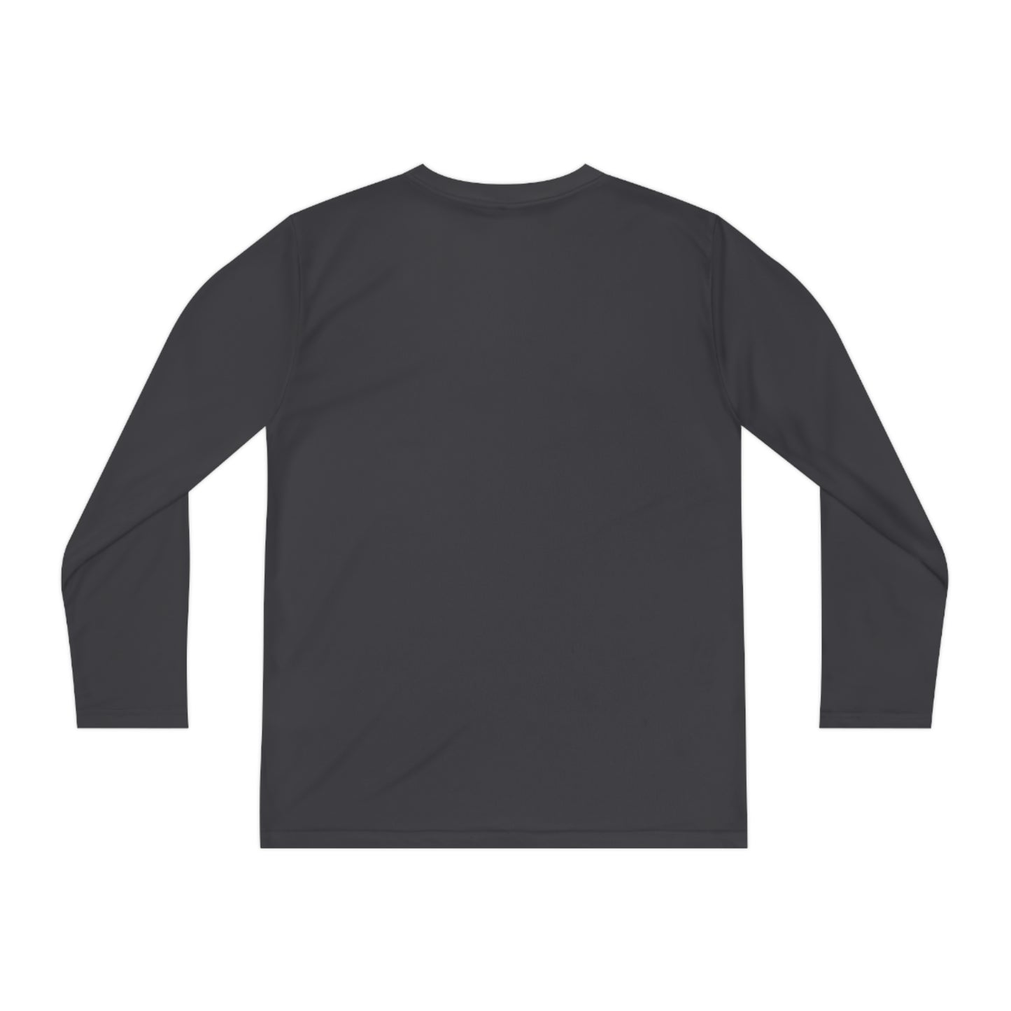 Halloween Long Sleeve Competitor Tee with Pumpkin faced skeleton