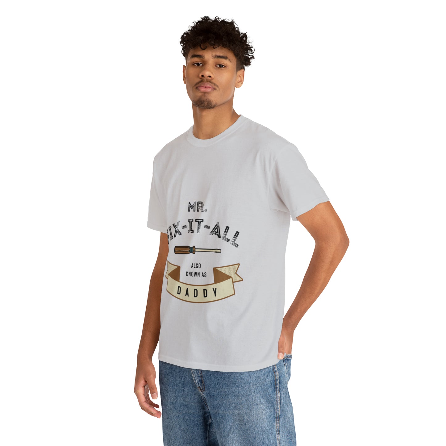 Fix it all Dad T-shirt- Heavy Cotton Tee