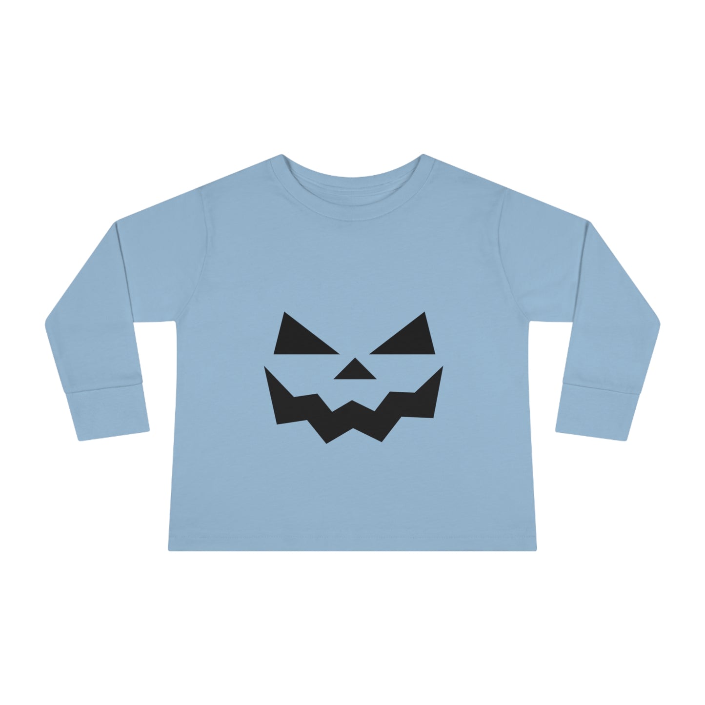 Halloween Pumpkin Faced Long Sleeve Tee for Toddlers