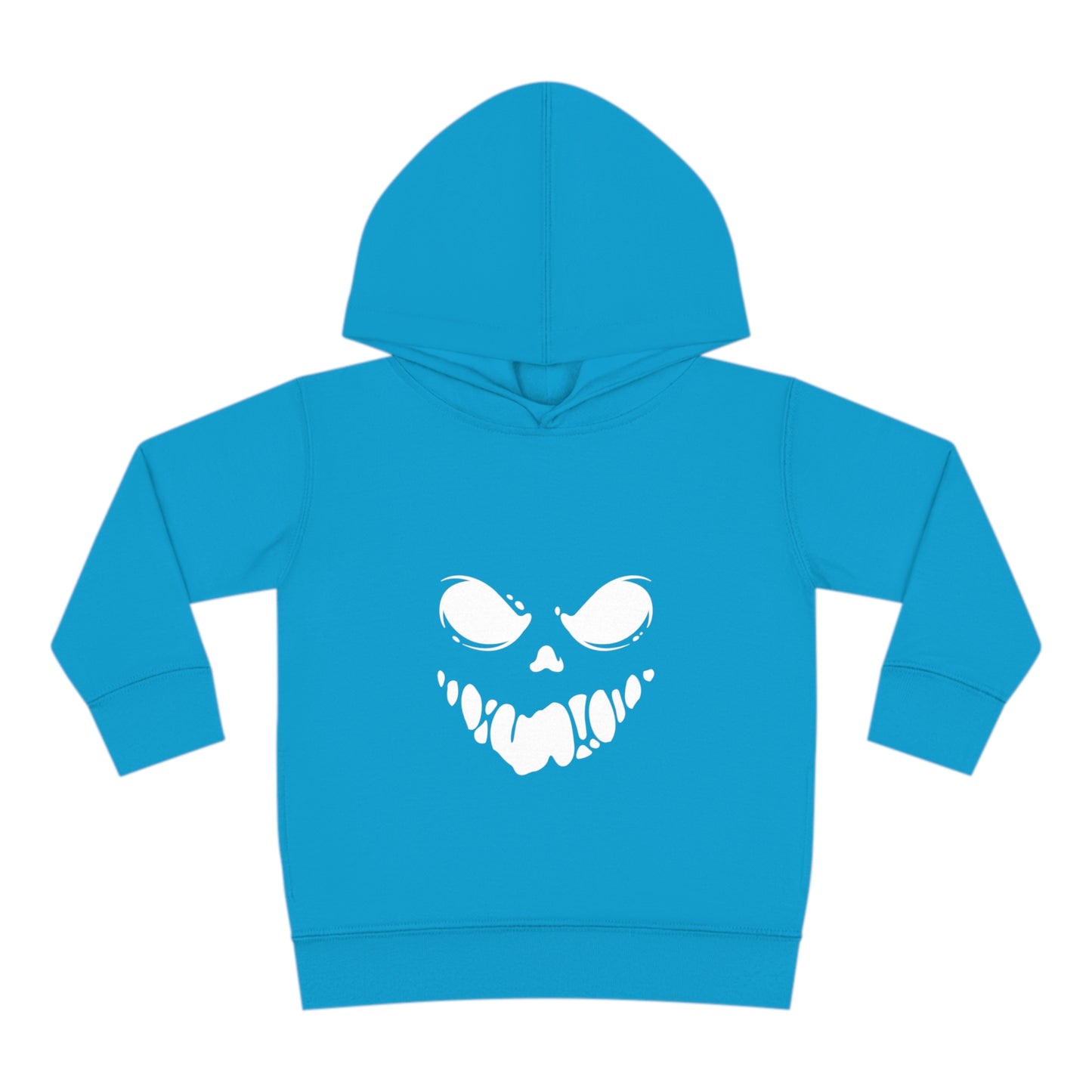 Toddler Pullover Fleece Hoodie with Spooky Face